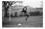 Leicester goalkeeper Peter Shilton 1973 by Neville Chadwick