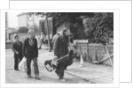 The cast of the Young Ones seen here filming on location at  Codrington Road, Bristol. by Albert Foster