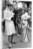 The Princess Royal meets Drum Majorette Sylvia Moran, of the Washington Grey's Jazz Band. by Staff