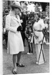 The Princess Royal meets Drum Majorette Sylvia Moran, of the Washington Grey's Jazz Band. by Staff