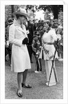 The Princess Royal meets Drum Majorette Sylvia Moran, of the Washington Grey's Jazz Band. by Staff