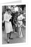 The Princess Royal meets Drum Majorette Sylvia Moran, of the Washington Grey's Jazz Band. by Staff