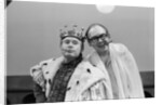 Ernie Wise and Eric Morecambe inThe Morecambe and Wise Christmas TV show 1980. by Charlie Ley