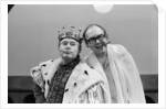 Ernie Wise and Eric Morecambe inThe Morecambe and Wise Christmas TV show 1980. by Charlie Ley