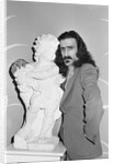 Frank Zappa pictured at The Dorchester Hotel in London. by Sidey