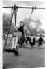 Cilla Black at a playground in May 1964 by Harry Fox