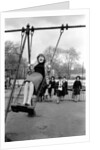 Cilla Black at a playground in May 1964 by Harry Fox