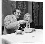 Stanley Baker and Honor Blackman by Julian Brown