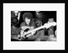 Phil Lynott of Thin Lizzy during a recording session for the groups new album. by Andy Hosie