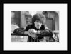 Phil Lynott of Thin Lizzy during a recording session for the groups new album. by Peter Stone