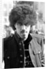 Phil Lynott of Thin Lizzy during a recording session for the groups new album. by Peter Stone