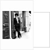 Phil Lynott in London, modelling clothes from Saville Row. 1983 by Maloney