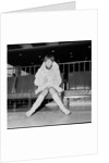 Mary Quant, at London Airport, on her way to Paris to go to a fancy dress ball. by Staff