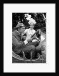 Dick Van Dyke and Sally Ann Howes with Chitty Chitty Bang Bang by Victor Crawshaw