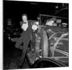 Dick Van Dyke with his wife Margie at a film premier in London by Unknown