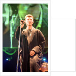 David Bowie performing at The Big Twix Mix concert at The Birmingham NEC. by Staff