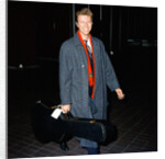 David Bowie at London Airport. by Crawshaw