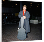 David Bowie at London Airport. by Crawshaw