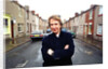 Alan Rickman, Actor, pictured on the streets of Barrow In Furness where he is due to play Hamlet, for the price of ﾿200 per week. by Stenning