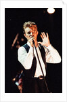 David Bowie performing at The Birmingham NEC, as part of his 1990 Sound and Vision World Tour. by Dick Williams