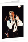 David Bowie performing at The Birmingham NEC, as part of his 1990 Sound and Vision World Tour. by Dick Williams