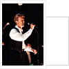 David Bowie performing at The Birmingham NEC, as part of his 1990 Sound and Vision World Tour. by Dick Williams