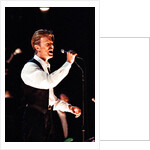 David Bowie performing at The Birmingham NEC, as part of his 1990 Sound and Vision World Tour. by Dick Williams