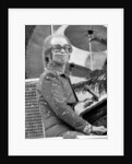 Elton John performing on stage at Wembley Stadium., London, England in June 1975 by Chris Barham