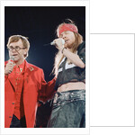 Guns N' Roses on stage, 1992 by Nigel Wright