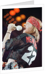 Guns N' Roses on stage, 1992 by Nigel Wright
