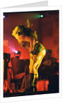 Backing dancer performing on stage by Richard Nelmes
