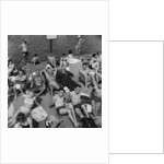 People sunbathing in a heatwave at the Serpentine Lido by Tommy Lea