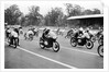 Motor Cycle Racing at oulton Park by Anonymous