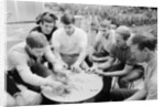 England players enjoy a game of cards at their base in Hendon during the 1966 World Cup tournament by Staff