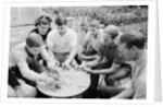 England players enjoy a game of cards at their base in Hendon during the 1966 World Cup tournament by Staff
