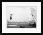 Mick Jagger on the roof of the Daily Mirror building by Anonymous