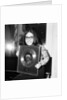 Nana Mouskouri presented with a gold disc by Maurice Kaye