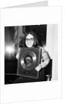 Nana Mouskouri presented with a gold disc by Maurice Kaye