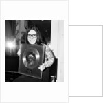 Nana Mouskouri presented with a gold disc by Maurice Kaye