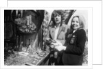 Tom Baker, the 4th Doctor Who, pictured with fellow Time Lord Romana played by actress Sarah Ward by Anonymous