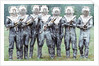 Extras dressed as Cybermen by Anonymous