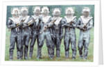 Extras dressed as Cybermen by Anonymous