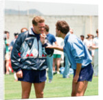Paul Gascoigne and Bryan Robson by Anonymous