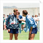 Paul Gascoigne and Bryan Robson by Anonymous