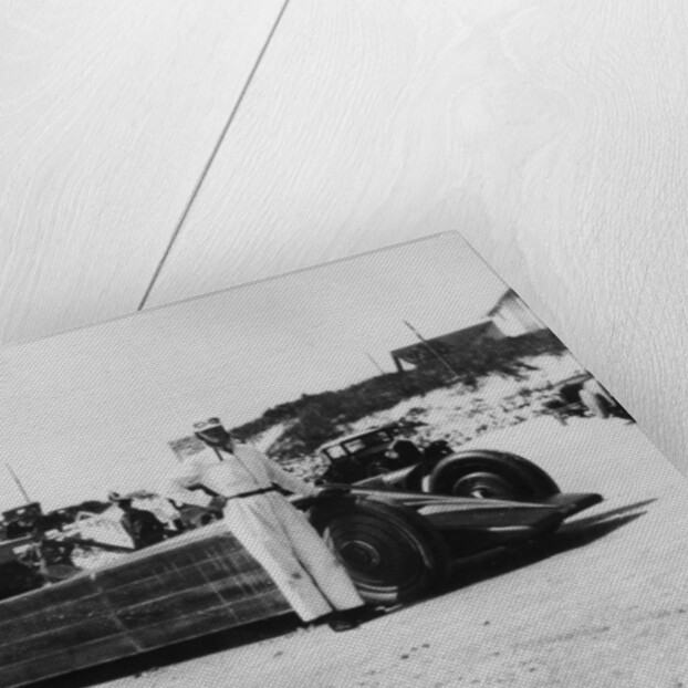 Henry Segrave with the Golden Arrow, Daytona Beach, Florida, USA, 1929 by Unknown