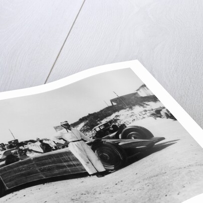Henry Segrave with the Golden Arrow, Daytona Beach, Florida, USA, 1929 by Unknown