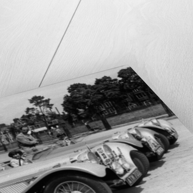 1937 Jaguar SS100 2 1/2 litre team on Welsh rally, 1937 by Unknown