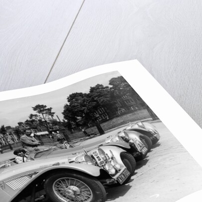 1937 Jaguar SS100 2 1/2 litre team on Welsh rally, 1937 by Unknown