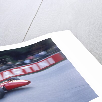 Ludovico Scarfiotti driving a Ferrari, Belgian GP, Spa-Francorchamps, 1967 by Unknown