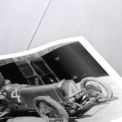 Henry Segrave in an 8 cylinder Sunbeam, Isle of Man, 1922 by Unknown